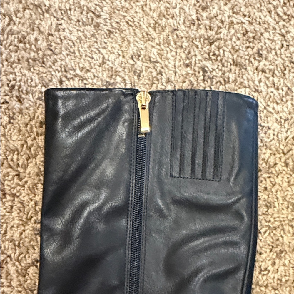 Franco Sarto Black Heeled Boots - Picture 3 of 4
